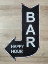 Wandbord Pijl - Bar happy hour