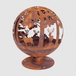 Vuurbal Lasercut Roest - Hert