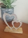Decoratie alu hart - S