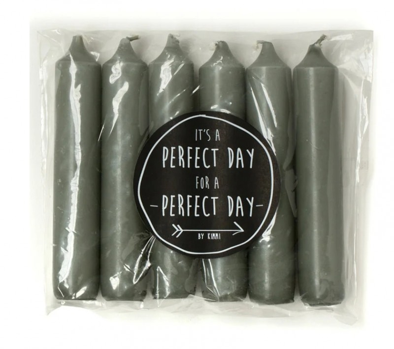Rustik Lys tafelkaars Cadeau Set - Stone