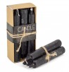 Dinerkaarsen - 6 Stuks - 14 cm - Black