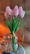 Real Touch bosje tulpen - Zacht Roze