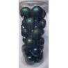 Totally Christmas - Kerstbal 6 cm - 24 stuks - Forest Green