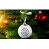 Bleutooth Speaker - Kerstbal - Zilver