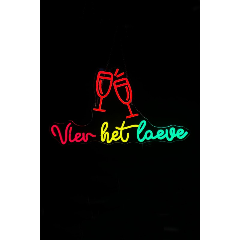 LED Neon Sign - Vier het Laeve